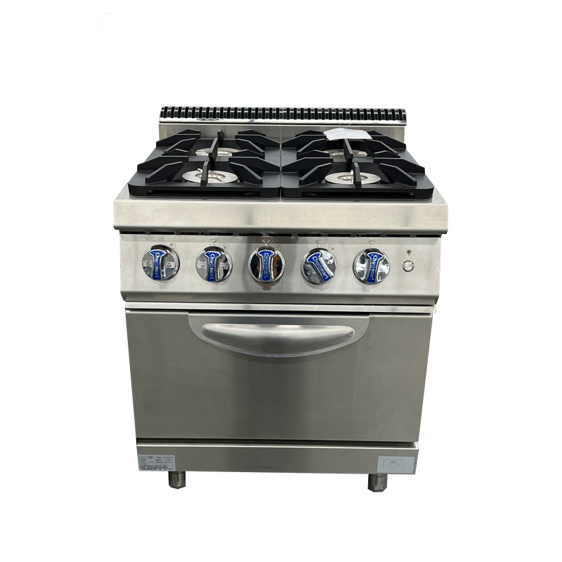 四頭燃氣煲仔爐連柜座